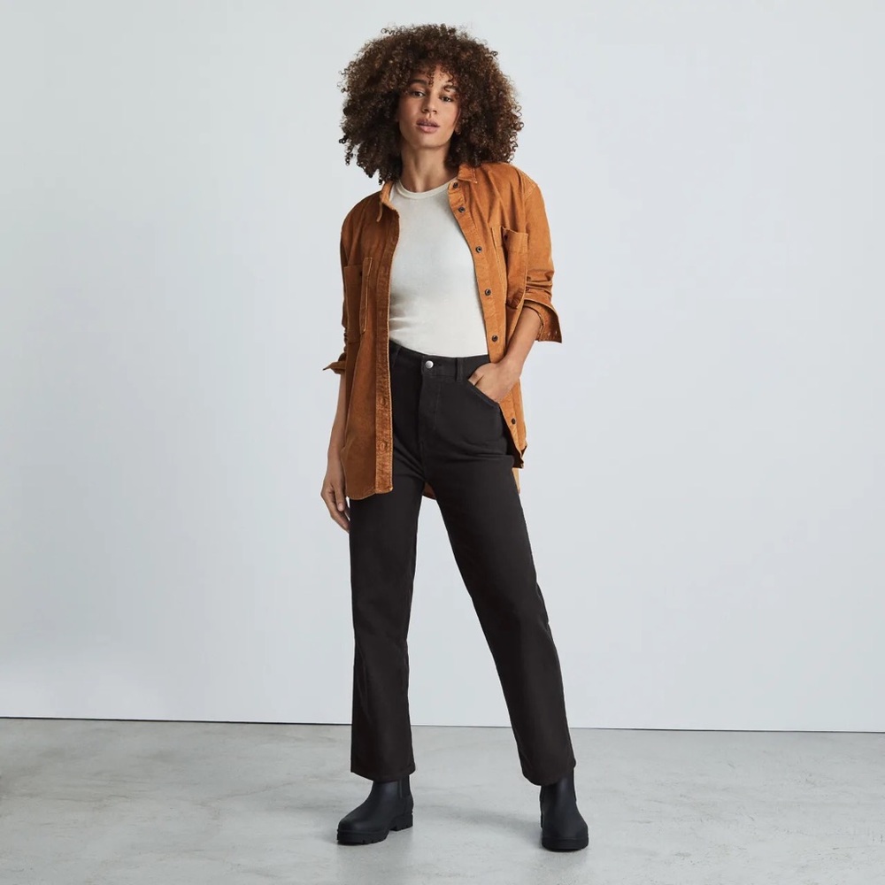 Everlane “the moleskin way-high pant” NWT